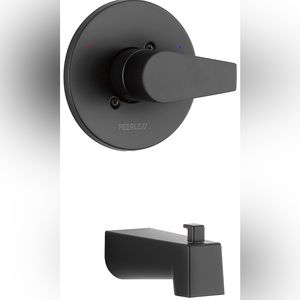 Peerless Delta PTT14119-BL Xander Trim Kit Tub Only, Matte Black